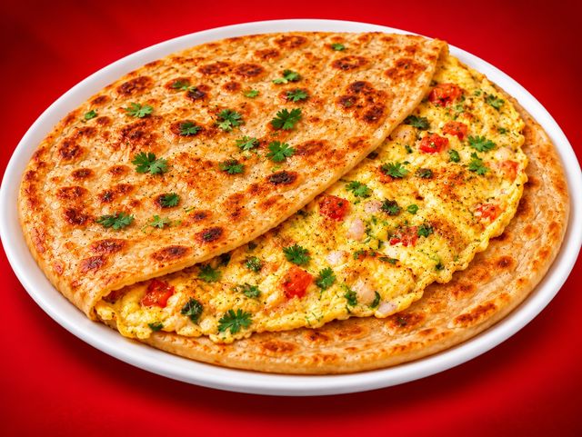 Omelette Paratha
